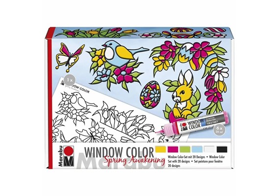 Marabu Window Color Set Spring Awakening 6x25 ml