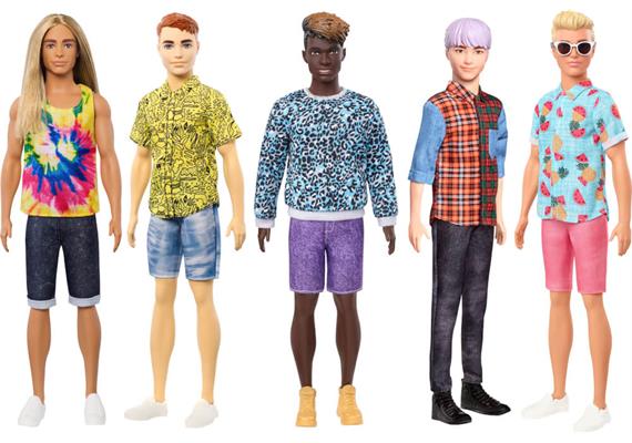 Mattel Barbie Männliche Fashionistas assortiert