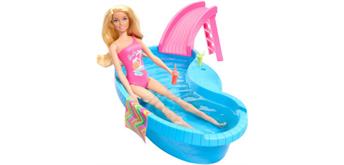 Mattel - Barbie Pool mit Puppe (blond)