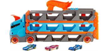 Mattel GVG37 Hot Wheels 2-in-1 Rennbahn Transporter