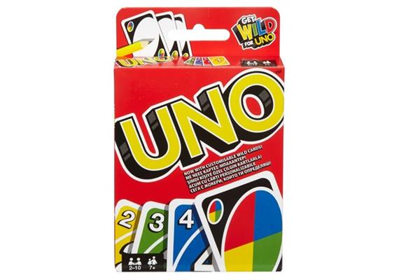 Mattel UNO Kartenspiel, d/f/