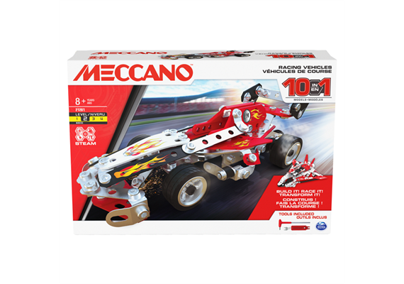 Meccano 10 Multimodell Racing Vehicles