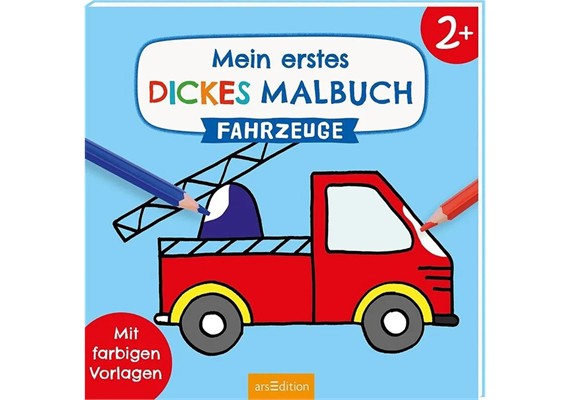 Mein erstes dickes Malbuch ab 2 Fahrzeuge