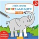 Mein erstes dickes Malbuch ab 2 - Tiere