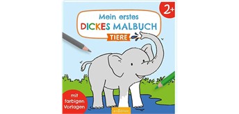Mein erstes dickes Malbuch ab 2 - Tiere