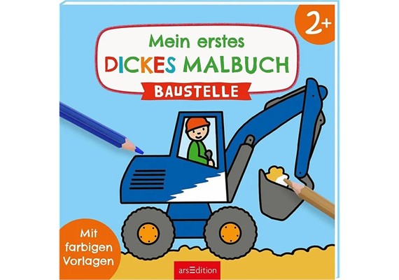 Mein erstes dickes Malbuchab 2 - Baustelle