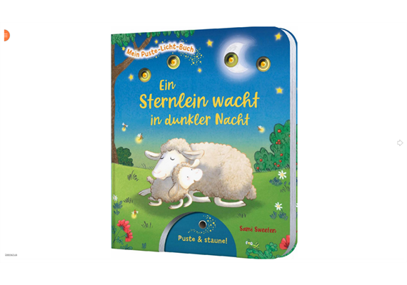 Mein Puste-Licht-Buch: Ein Sternlein wacht in dunkler Nacht