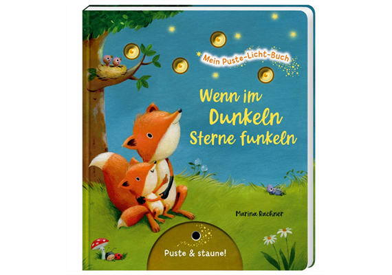 Mein Puste-Licht-Buch: Wenn im Dunkeln Sterne funkeln