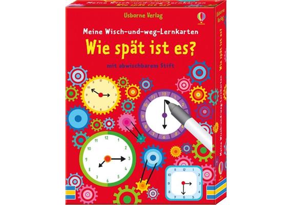 Meine Wisch-und-weg-Lernkarten: Wie spät ist es?