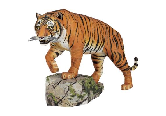Metal Earth - Bengalischer Tiger (farbiges Modell)