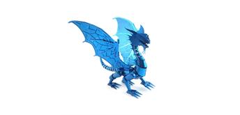Metal Earth - Blue Dragon ICX114