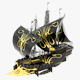 Metal Earth - ICONX - GOT - Greyjoy Ship Silence