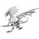 Metal Earth - Iconx Silver Dragon ICX023