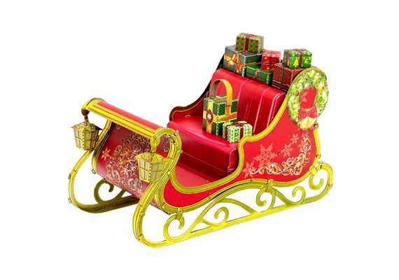 Metal Earth ME1050 Christmas Sleigh (Weihnachtsschlitten)