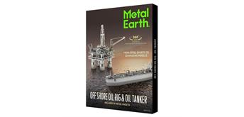Metal Earth - Off Shore Oil Rig and Oil Tanker – Gift Box MMG105
