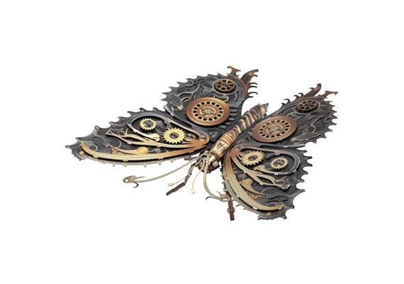 Metal Earth - Steampunk Schmetterling (farbiges Modell) ME1021