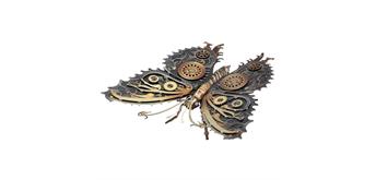 Metal Earth - Steampunk Schmetterling (farbiges Modell) ME1021