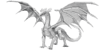 Metal Earth: Steel Dragon – Premium Metall Bausatz PS2012