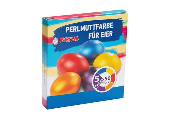 Metma B038 - Eierfarben Perlmutt 5 Farben