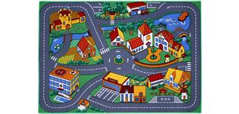 MEUBINEX - Quiet Town Teppich 95 x 133 cm Filzrücken