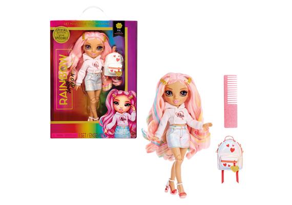 MGA 590439EUC Rainbow High Doll Kia Hart pink