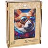 Milliwood Puzzle Holz L Colin Corgi Dog 316 Teile