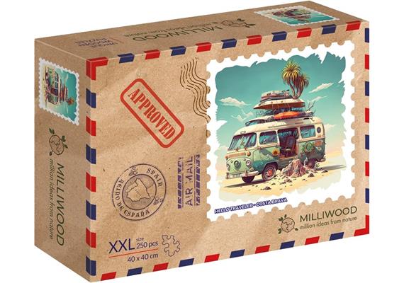 Milliwood Puzzle Holz XXL Costa Brava 250 Teile