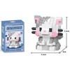 Mini Klemmbausteine Set Katze, 202 Teile