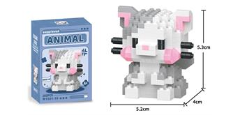 Mini Klemmbausteine Set Katze, 202 Teile
