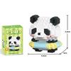 Mini Klemmbausteine Set Panda, 180 Teile