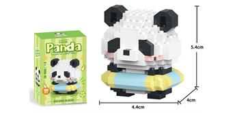 Mini Klemmbausteine Set Panda, 180 Teile