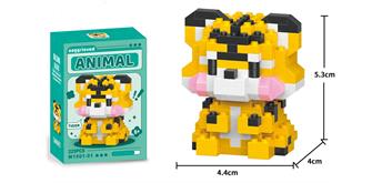 Mini Klemmbausteine Set Tiger, 225 Teile