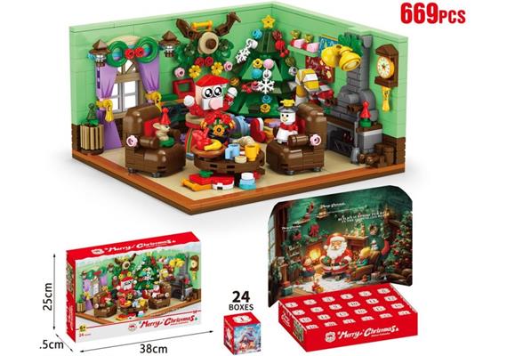 Mini Klemmbausteine Set TOY9159 Adventskalender