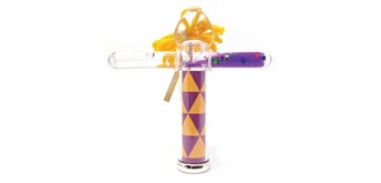Mini Liquid Stick Kaleidoskop Groovy Purple Triangles