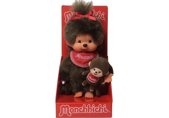 Monchhichi Girl + Mini Monchhichi