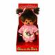 Monchhichi Mädchen Glow in the dark rosa/braun 20 cm