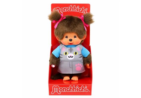 Monchhichi Plüschfigur Animal Dress Kitten Girl 20 cm
