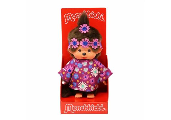 Monchhichi Plüschfigur Flower Power Mädchen 20 cm