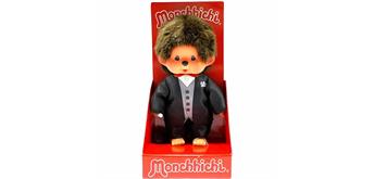 Monchhichi Plüschfigur Junge Bräutigam schwarz/braun 20 cm