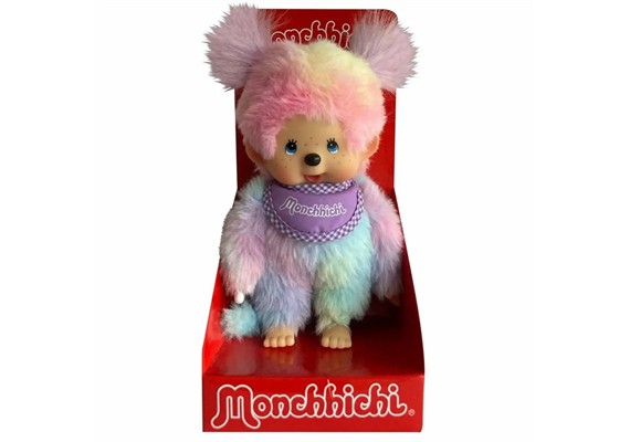 Monchhichi Plüschfigur Mädchen Batik-Style mehrfarbig 20 cm