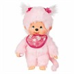 Monchhichi Plüschfigur Mädchen Kirschblüte mit Latz pink 20 cm | Bild 2