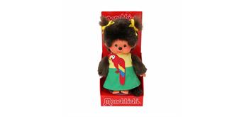 Monchhichi Plüschfigur Mädchen Papagei