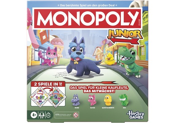 Monopoly Junior 2 in 1 Square Refresh