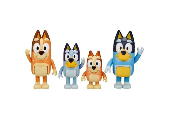 Moose - Spielfiguren Bluey & Family 4 Stück