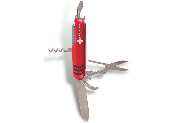 Multi-Funktion Messer rot, 9.3 cm x 2.5 cm