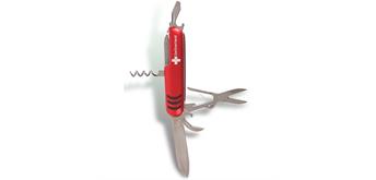 Multi-Funktion Messer rot, 9.3 cm x 2.5 cm