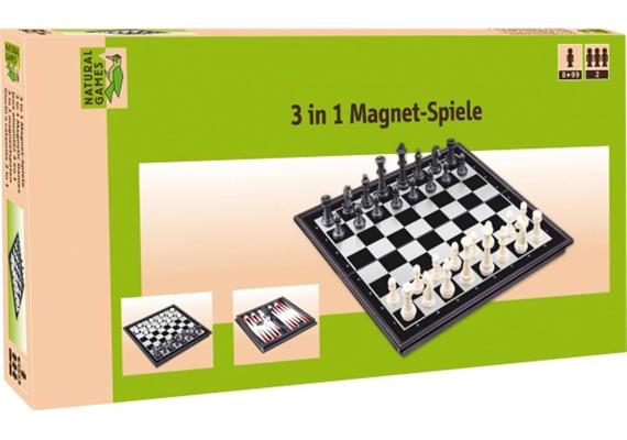 Natural Games 3-in-1 Magnetspiel