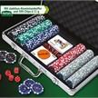 Natural Games Poker-Set im Aluminiumkoffer, 300 Chips | Bild 5