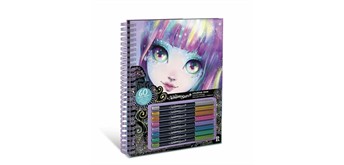 Nebulous Stars Malbuch mit schwarzen Seiten