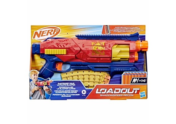 NERF Loadout Shadowspeed Recon Blaster inkl. 14 N1 Darts